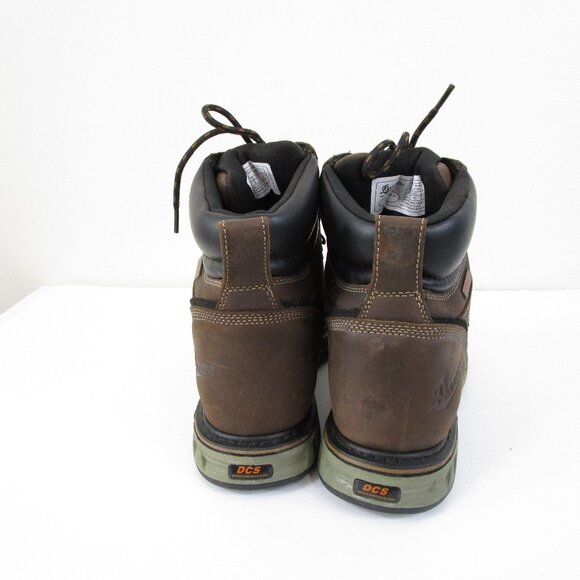 Danner Mens Brown Leather Steel Yard Waterproof Outdoor Work Boots Size 11 - Picture 5 of 10